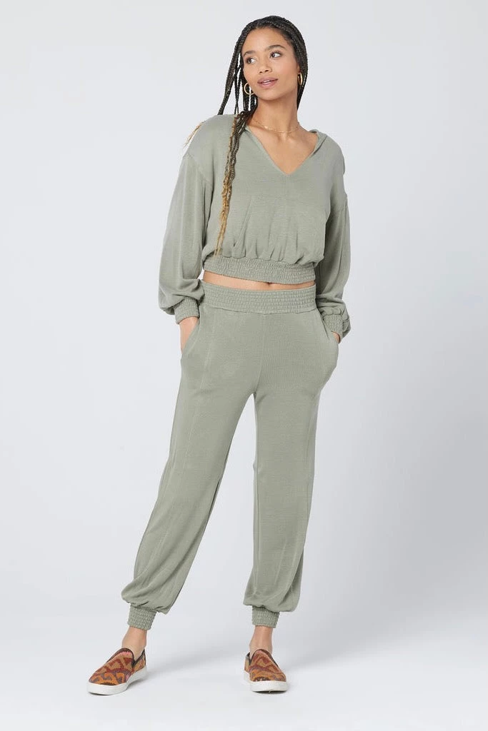 L*Space Seaglass Hoodie In Army Activewear 3 L*Space Seaglass Hoodie In Army Activewear