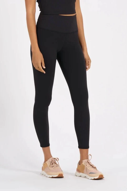 Vuori Clothing Activewear Vuori Rib Studio Legging In Black 3 Vuori Clothing Activewear Vuori Rib Studio Legging In Black