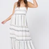 L*Space Santorini Dress In Isla Vista Stripe Clothing