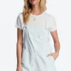 Billabong Wild Pursuit Romper In Light Chambray