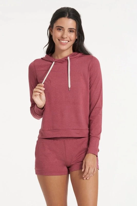 Vuori Clothing Vuori Essential Hoodie In Desert Rose New 3 Vuori Clothing Vuori Essential Hoodie In Desert Rose New