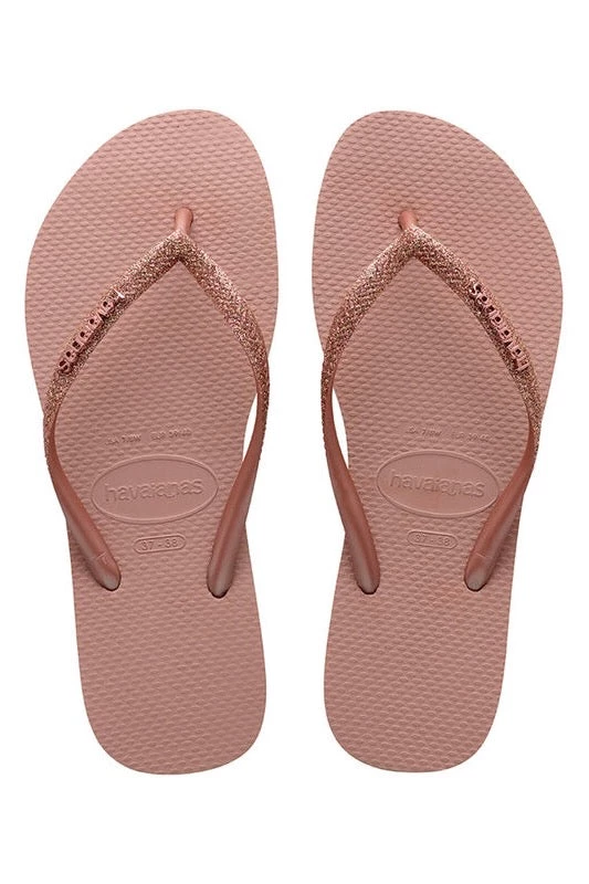 Havaianas Women's Slim Glitter Sandal In Crocus Rose Clothing & Accessories 3 Havaianas Women's Slim Glitter Sandal In Crocus Rose Clothing & Accessories