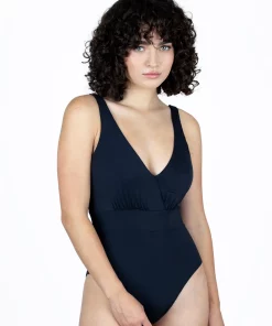 Bromelia Swimwear Trancoso One Piece In Midnight Black