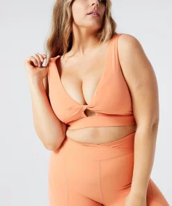 L*Space Do The Twist Bra In Sunset Activewear 34 L*Space Do The Twist Bra In Sunset Activewear