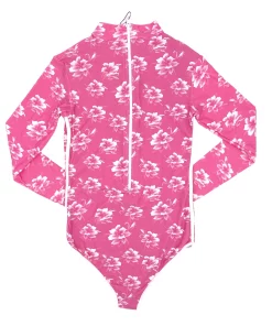 Acacia Swimwear Ehukai Piped Full Piece In Neon Vintage