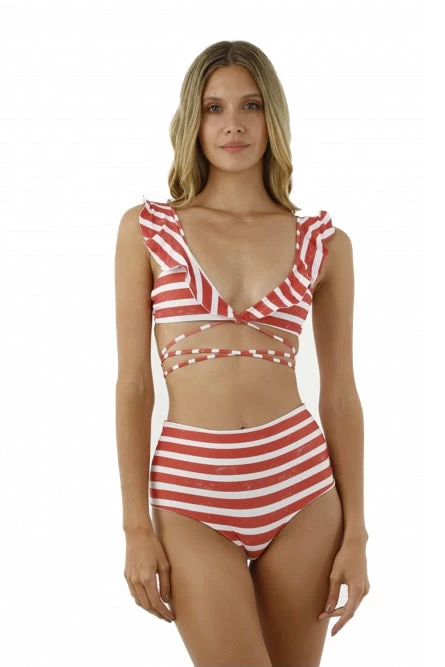 Malai Swimwear Tops Malai Casanova Top In Red Sail 3 Malai Swimwear Tops Malai Casanova Top In Red Sail