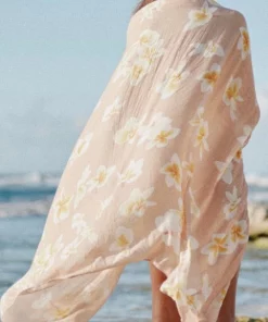 Clothing & Accessories Tag Aloha Pareo In Plumeria