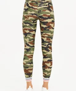 The Upside Heritage Midi Pant In Camo Activewear