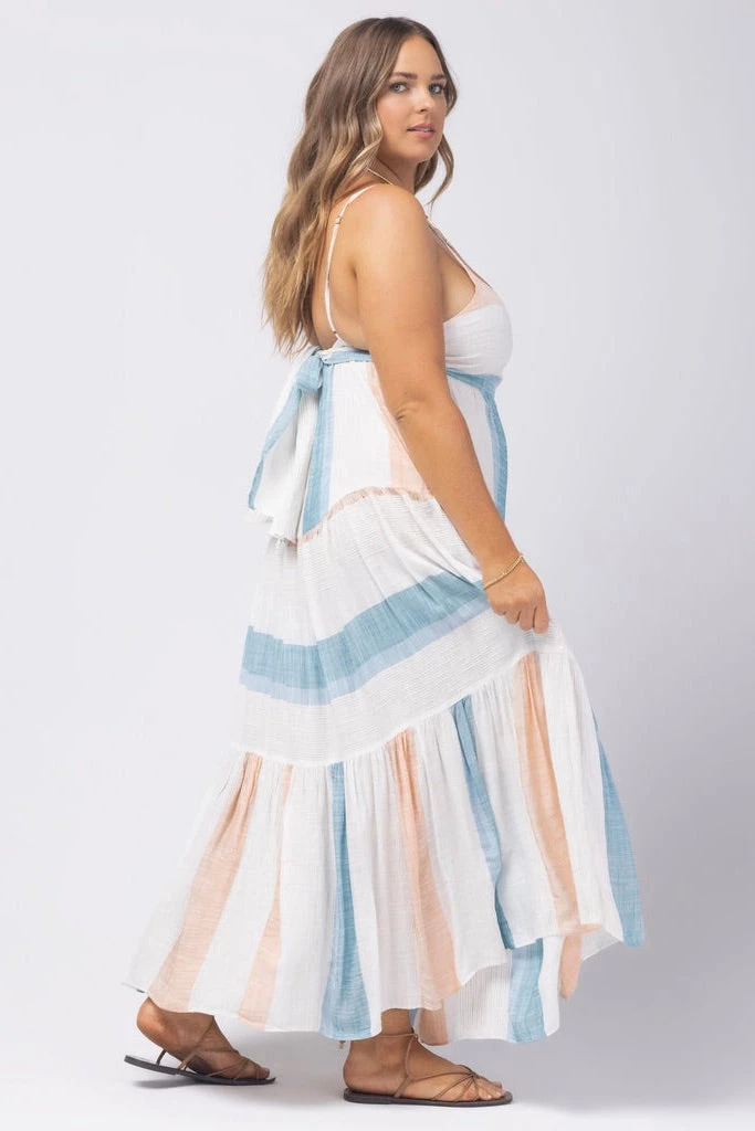 Clothing L*Space Santorini Dress In Paraiso Stripe 4 Clothing L*Space Santorini Dress In Paraiso Stripe