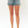 New Amuse Society Shoreline Short In Indigo Wash