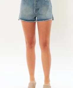 New Amuse Society Shoreline Short In Indigo Wash