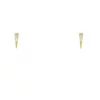 ZOU Pave Spike Stud Earrings