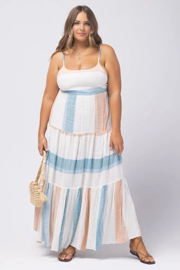 Clothing L*Space Santorini Dress In Paraiso Stripe 3 Clothing L*Space Santorini Dress In Paraiso Stripe