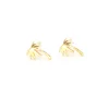 Honi Hoops Palm Tree Studs Clothing & Accessories