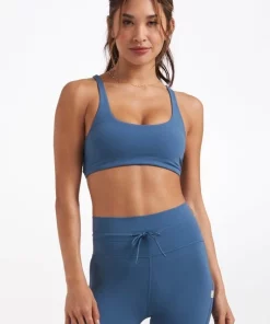 Vuori Clothing New Vuori Yosemite Bra In Pool Blue