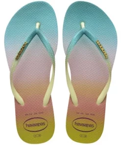 Havaianas Women's Slim Sandal In Lime Gradient Clothing & Accessories