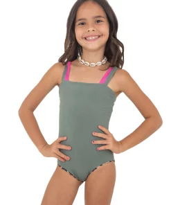 Malai Swimwear Malai Kid's Gales One Piece In Pugmark 7 Malai Swimwear Malai Kid's Gales One Piece In Pugmark