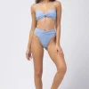 L*Space Ringo Top In Shimmer Sky Blue