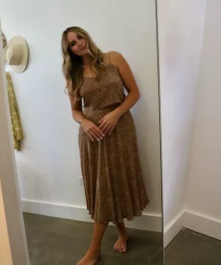 Acacia Swimwear Liv Cupro Top In Sahara