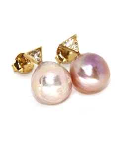 Honi Hoops Hanalei Studs In Gold Clothing & Accessories