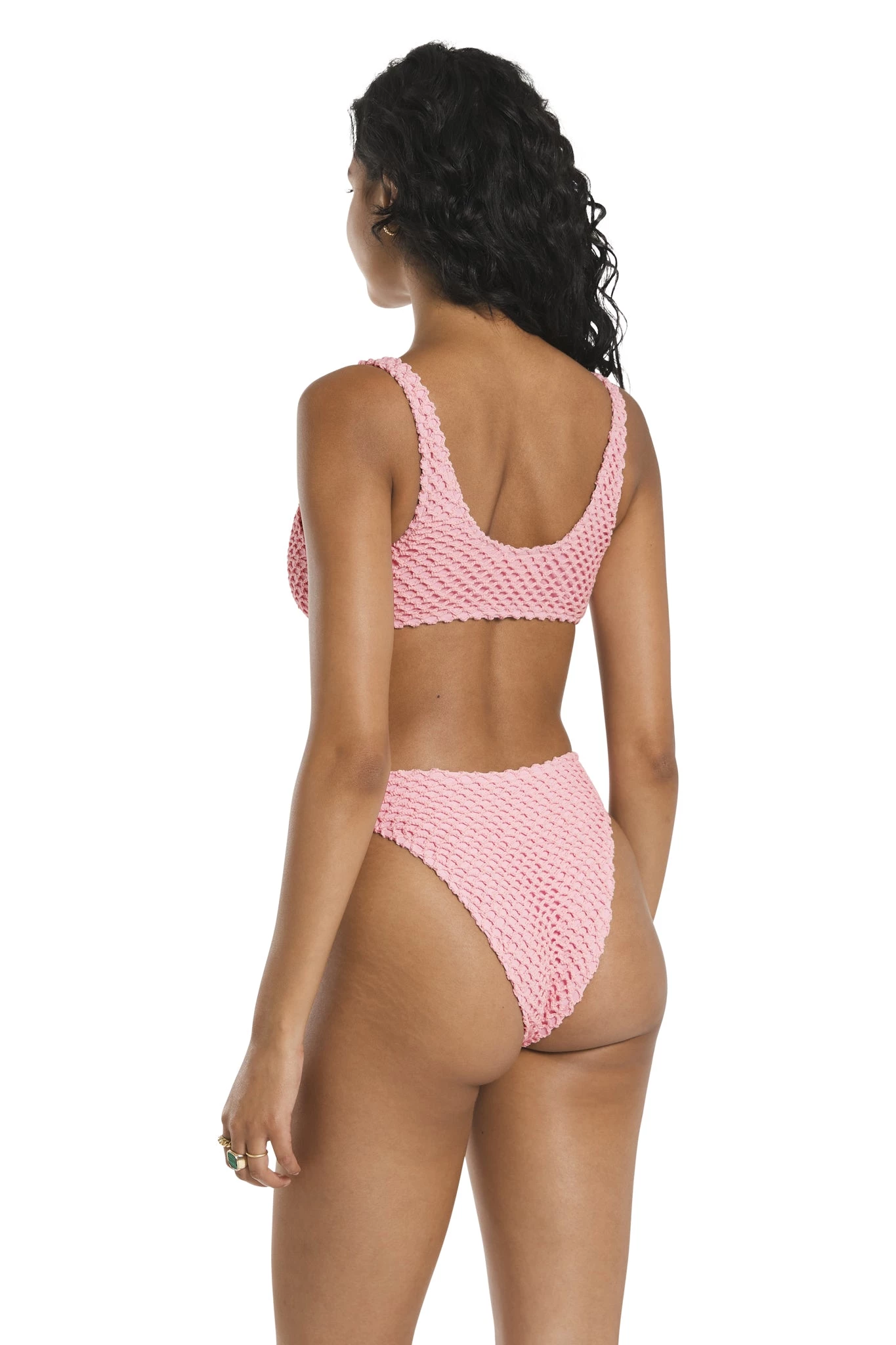 Bottoms Aro Swim Isabelle Bottom In Pink Lemonade 3 Bottoms Aro Swim Isabelle Bottom In Pink Lemonade