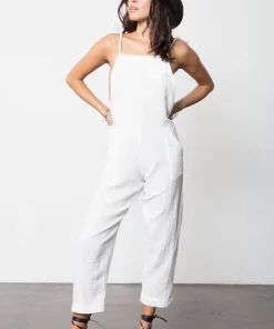 Clothing Stillwater Some Beachy Overalls In White