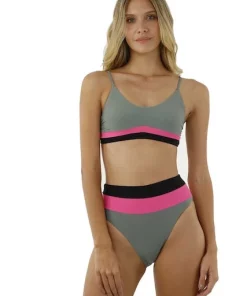 Malai Swimwear Malai Callen Bottom In Serenity Green