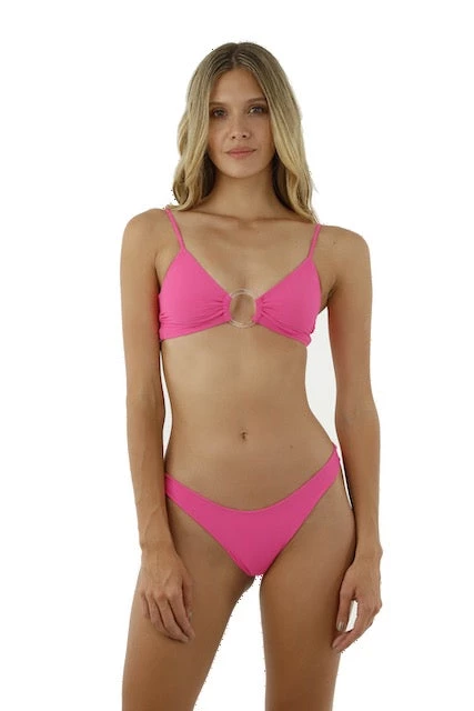 Malai Swimwear Malai Chill Top In Glow Pink Tops 3 Malai Swimwear Malai Chill Top In Glow Pink Tops