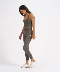 Vuori Clothing Vuori Rib Crop Tank In Oregano New 10 Vuori Clothing Vuori Rib Crop Tank In Oregano New