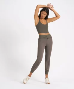 Vuori Clothing Vuori Rib Crop Tank In Oregano New 11 Vuori Clothing Vuori Rib Crop Tank In Oregano New