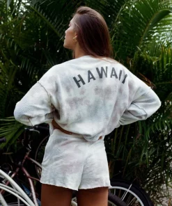 BikiniBird Tri Palm Short In Tie Dye BikiniBird Exclusives