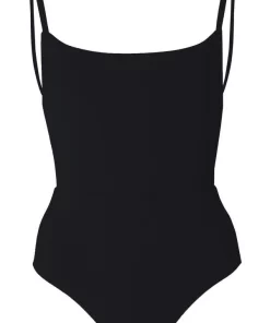 Anemos KM Square Neck One Piece In Black One Pieces