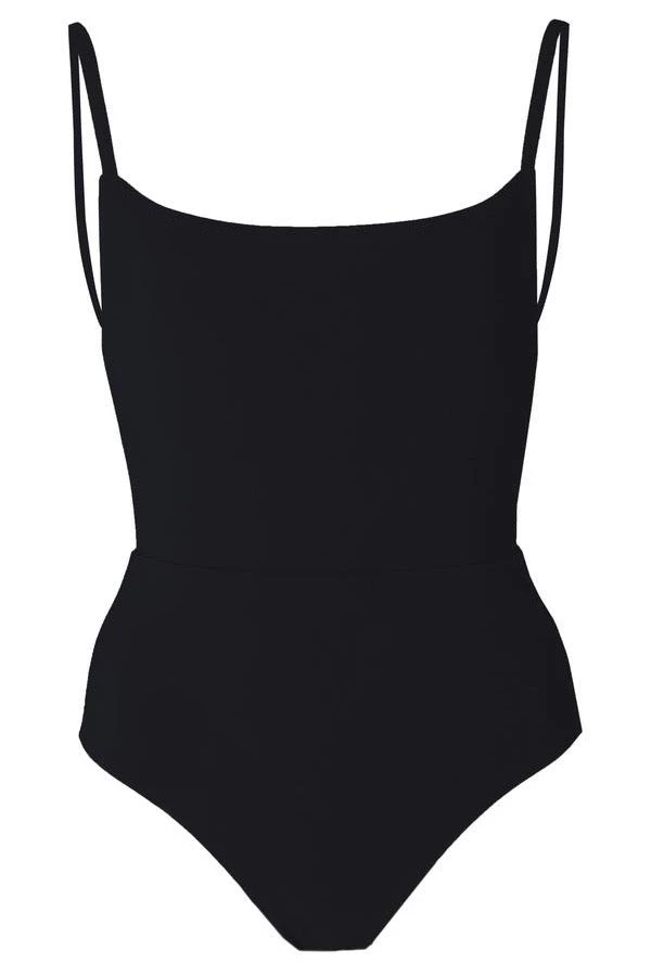 Anemos KM Square Neck One Piece In Black One Pieces 3 Anemos KM Square Neck One Piece In Black One Pieces