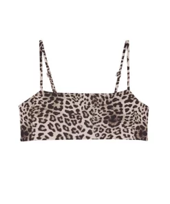 Mikoh Swimwear Mikoh Kumu 2 Top In Leopard Tops