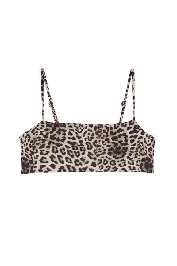 Mikoh Swimwear Mikoh Kumu 2 Top In Leopard Tops 3 Mikoh Swimwear Mikoh Kumu 2 Top In Leopard Tops