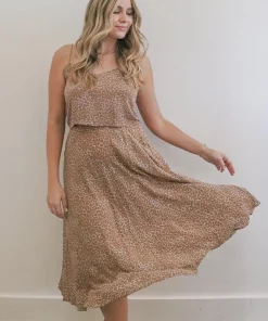 Acacia Swimwear Dani Cupro Skirt In Sahara